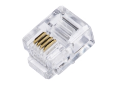 Link COONETTORE PLUG TELEFONICO RJ11 6P4C (CONF.100PZ) (LKPL64)