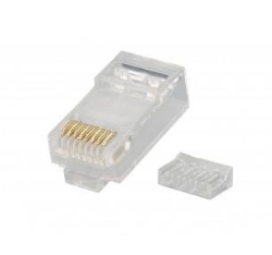 Mach Power CONNETTORE PLUG RETE RJ45 8P CAT.6 UTP (CONF. 100PZ) (CV-LAN-027)