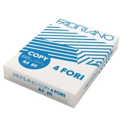 Fabriano CARTA A4 COPY ORGANIZER 4 FORI 80 GR./M - 500 FOGLI