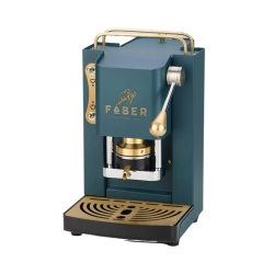 Faber MACCHINA DA CAFFE' A CIALDE MINI DELUXE PRO BRITISH GREEN INOX