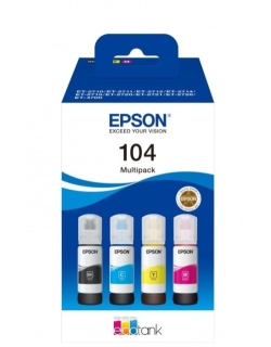 Epson CARTUCCIA ORIGINALE 104 (C13T00P640) MULTIPACK 4 COLORI