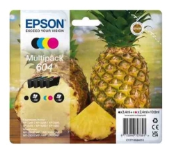 Epson CARTUCCIA ORIGINALE T604 (C13T10G64010) MULTIPACK 4 COLORI