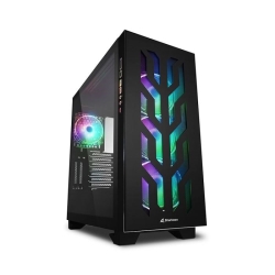 Sharkoon CASE GAMING CA300T SHARK BLACK ATX NERO RGB NO ALIMENTATORE