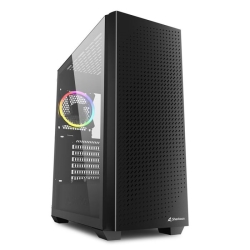 Sharkoon CASE GAMING VS9 RGB BLACK ATX NO ALIMENTATORE