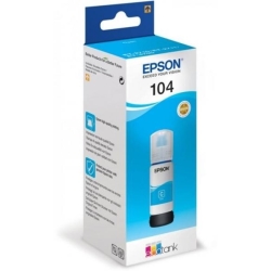 Epson CARTUCCIA ORIGINALE ECOTANK 104 (C13T00P240) CIANO