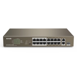  Marca non in elenco SWITCH RETE 16 PORTE 10/100 POE - 2 PORTE GIGABIT/SFP SLOT (TEF1118P-16-150W) V2