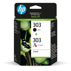 HP CARTUCCIA ORIGINALE 3YM92AE N.303 KIT NERO + TRICOLOR