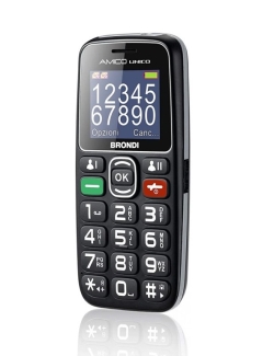 Brondi CELLULARE AMICO UNICO DUAL SIM NERO