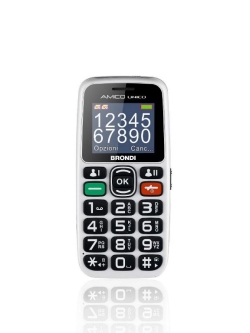 Brondi CELLULARE AMICO UNICO DUAL SIM BIANCO