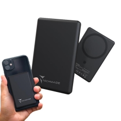 Techmade POWER BANK 5000 MAH SLIM 7.9MM WIRELESS MAGNETICO (TM-WWQ73)