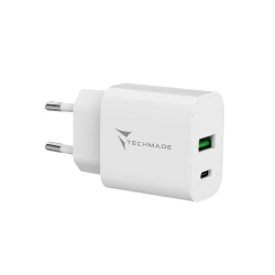 Techmade CARICABATTERIE 20W 1 PORTA USB-A FAST CHARGE (TM-389)