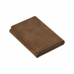  Marca non in elenco PORTAFOGLIO SMART WALLET CLASSIC DEEP BROWN MARRONE SCURO (ET-CL006)