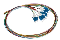 Link SET 12 CAVI PIGTAIL FIBRA OTTICA COLORATI CONNETTORI LC SINGLEMODE SIMPLEX 2 MT (LKLC12PTS)