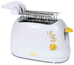 Howell TOSTAPANE TOSTIERA - 2 FETTA/E BIANCO 750W (HF481)