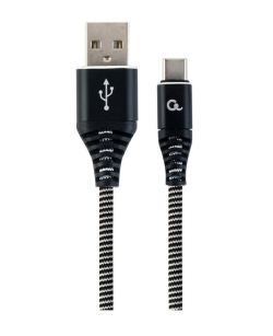 Gembird CAVO DATI E RICARICA CC-USB2B-AMCM-1M-BW USB TYPE-C 1M NERO/BIANCO