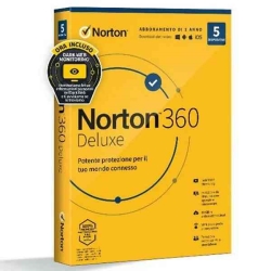 Norton SOFTWARE ANTIVIRUS BOX 360 DELUXE ATTACH - 5 DISPOSITIVI 50GB (FC-21429133)