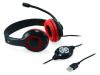 Conceptronic CUFFIE MICROFONO CCHATSTARU2R STEREO USB ROSSO